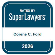 Rated By SuperLawyers | Corene C. Ford | 2026